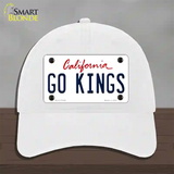 Go Kings California Novelty License Plate Hat Tag Unconstructed Cotton White