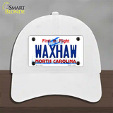 Waxhaw North Carolina Novelty License Plate Hat Tag Unconstructed Cotton White