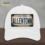 Allentown Excelsior New York Rusty Novelty License Plate Hat Tag Unconstructed Cotton White
