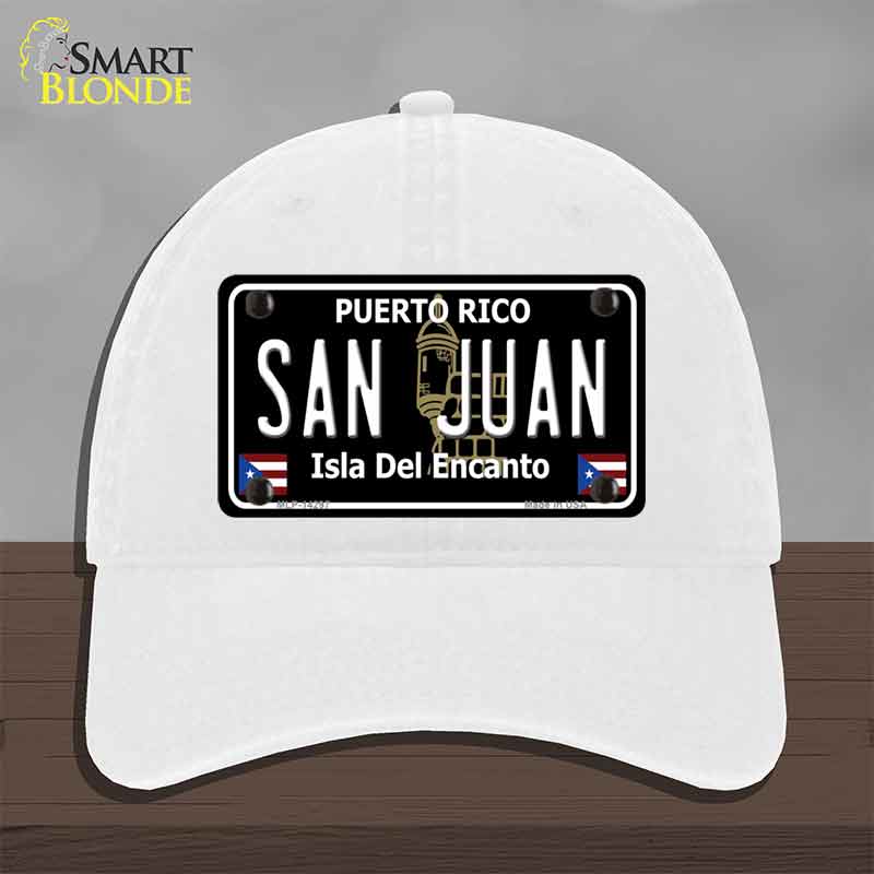 San Juan Puerto Rico Black Novelty License Plate Hat HAT-MLP-14297