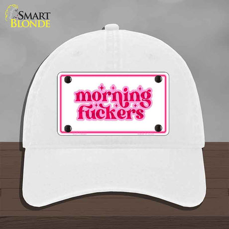Morning F-ckers Novelty License Plate Hat HAT-MLP-14490