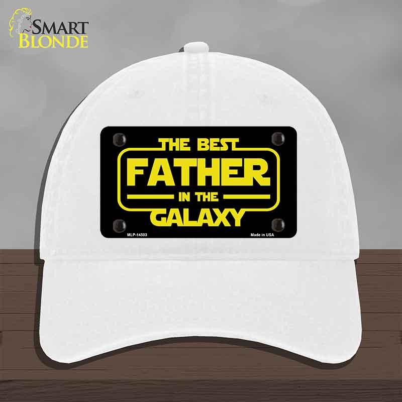 Best Father in the Galaxy Novelty License Plate Hat HAT-MLP-14503