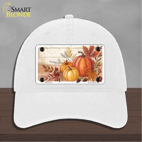 Autumn Pumpkins & Leaves Novelty License Plate Hat HAT-MLP-14516