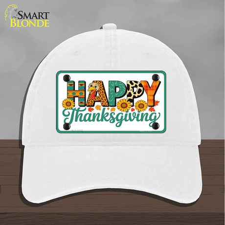 Happy Thanksgiving Novelty License Plate Hat HAT-MLP-14532