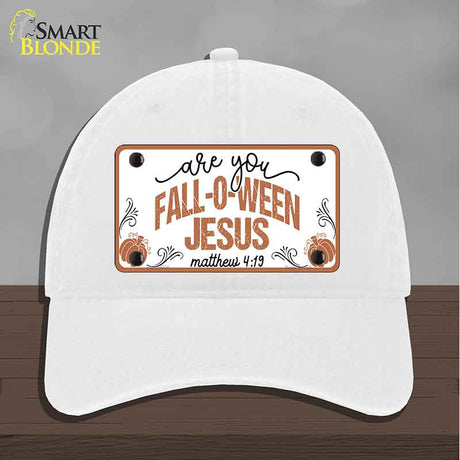 Fall-o-ween Jesus Novelty License Plate Hat HAT-MLP-14534