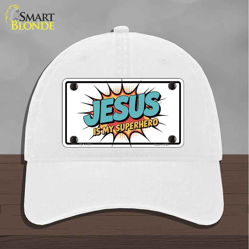 Jesus is My Superhero Novelty License Plate Hat HAT-MLP-14537