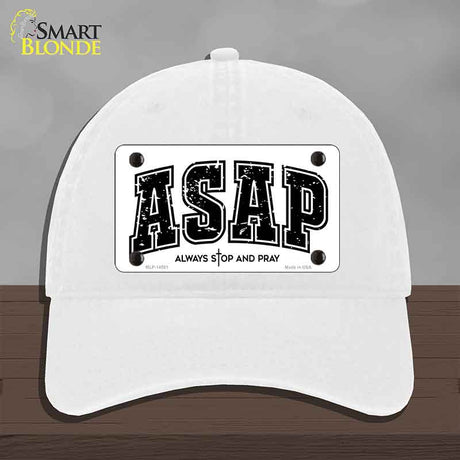 Always Stop and Pray Novelty License Plate Hat HAT-MLP-14561