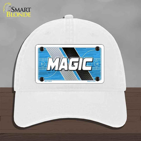 MAGIC Graphic Novelty License Plate Hat HAT-MLP-14616 Unconstructed Cotton White