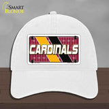 CARDINALS Graphic Novelty License Plate Hat HAT-MLP-14625 Unconstructed Cotton White