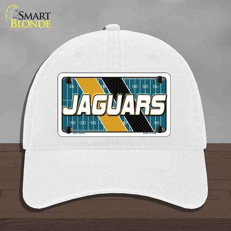 JAGUARS Graphic Novelty License Plate Hat HAT-MLP-14639 Unconstructed Cotton White