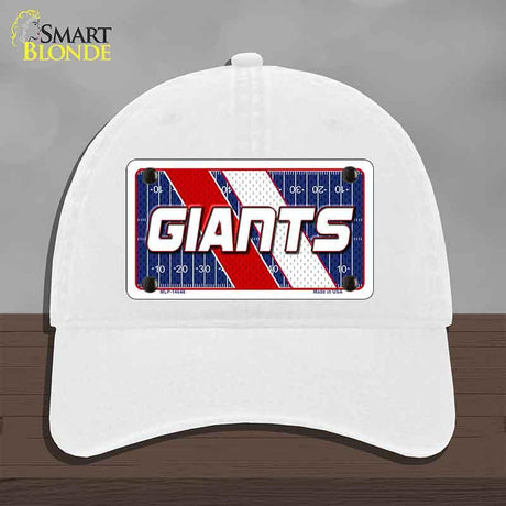 GIANTS Graphic Novelty License Plate Hat HAT-MLP-14648 Unconstructed Cotton White