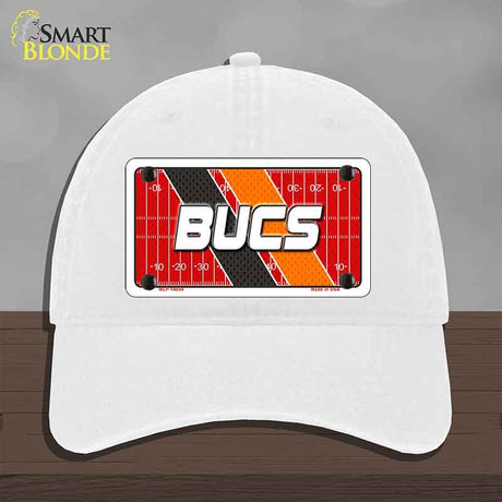 BUCS Graphic Novelty License Plate Hat HAT-MLP-14654 Unconstructed Cotton White