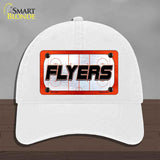 FLYERS Graphic Novelty License Plate Hat HAT-MLP-14677 Unconstructed Cotton White