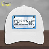 MAMMOTH Graphic Novelty License Plate Hat HAT-MLP-14684 Unconstructed Cotton White