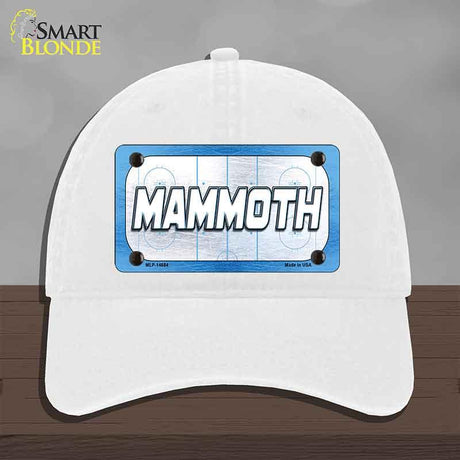 MAMMOTH Graphic Novelty License Plate Hat HAT-MLP-14684 Unconstructed Cotton White