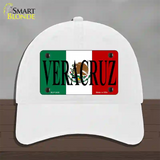 Veracruz Novelty License Plate Hat Unconstructed Cotton / White