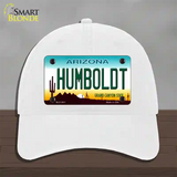Humboldt Arizona Novelty License Plate Hat Unconstructed Cotton / White