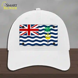 British Indian Ocean Flag Novelty License Plate Hat Unconstructed Cotton / White