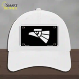 Made In Mexico Eagle Novelty License Plate Hat Unconstructed Cotton / White