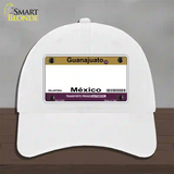 Guanajuato Mexico Blank Novelty License Plate Hat Unconstructed Cotton / White