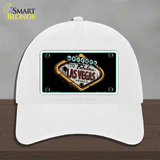 Welcome To Las Vegas Novelty License Plate Hat Unconstructed Cotton / White