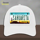 Sahuarita Arizona Novelty License Plate Hat Unconstructed Cotton / White