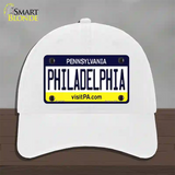 Philadelphia Pennsylvania State Novelty License Plate Hat Unconstructed Cotton / White