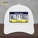 Valley Forge Pennsylvania State Novelty License Plate Hat Unconstructed Cotton / White