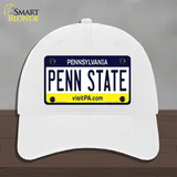 Penn State Pennsylvania State Novelty License Plate Hat Unconstructed Cotton / White