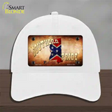 Southern Pride Mississippi Novelty License Plate Hat Unconstructed Cotton / White