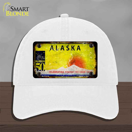 Alaska State Rusty Novelty License Plate Hat HAT-MLP-8119