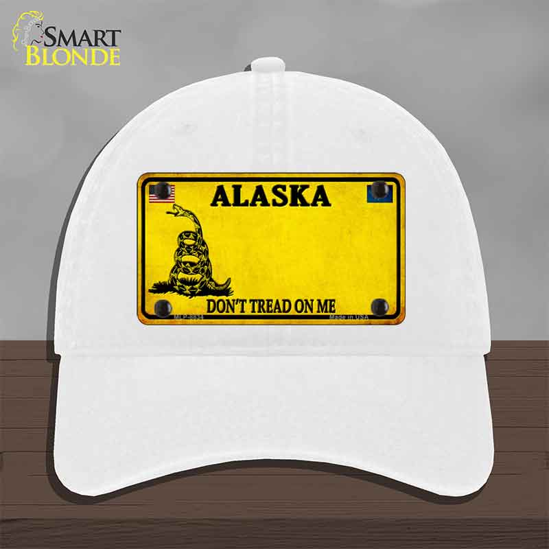 Alaska Dont Tread On Me Novelty License Plate Hat HAT-MLP-8834