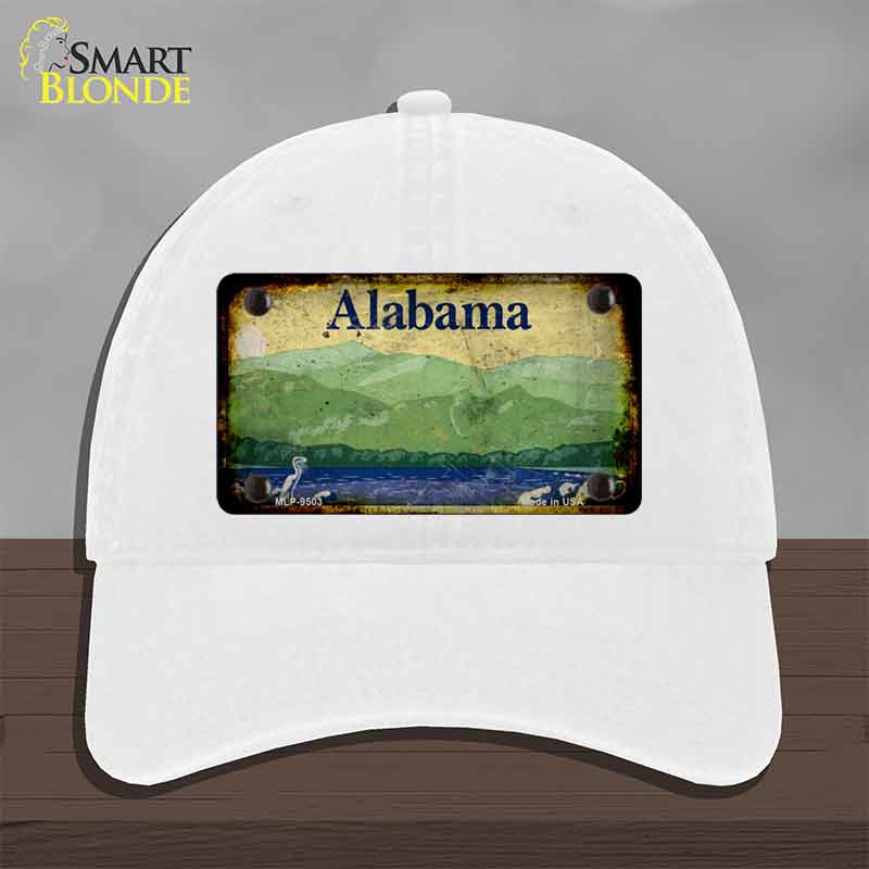 Alabama Rusty Novelty License Plate Hat HAT-MLP-9503