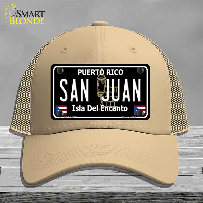 San Juan Puerto Rico Black Novelty License Plate Hat HAT-MLP-14297