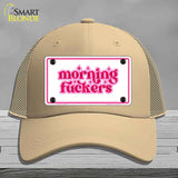 Morning F-ckers Novelty License Plate Hat HAT-MLP-14490