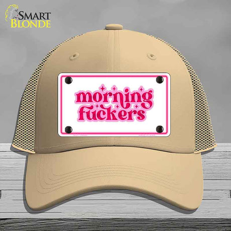 Morning F-ckers Novelty License Plate Hat HAT-MLP-14490