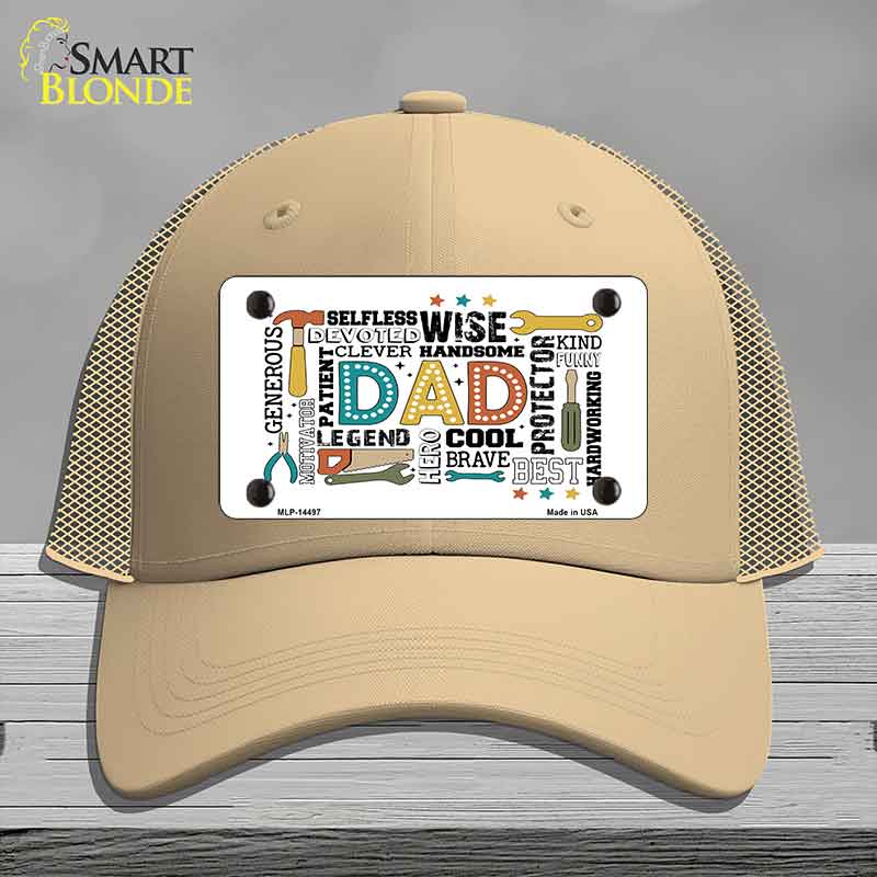 Dad Qualities Novelty License Plate Hat HAT-MLP-14497