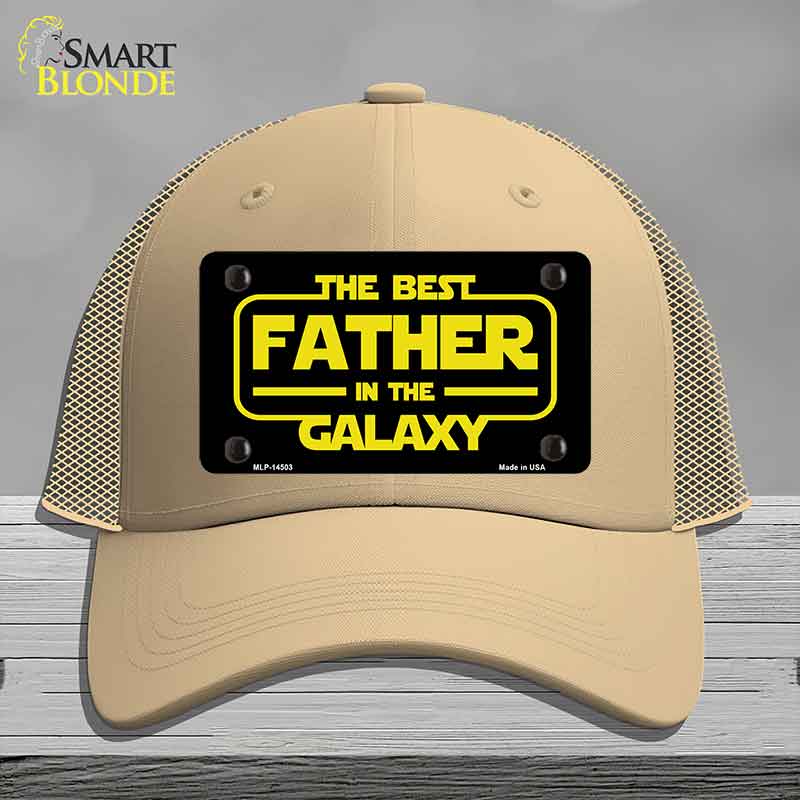 Best Father in the Galaxy Novelty License Plate Hat HAT-MLP-14503