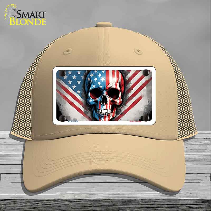 American Skull Novelty License Plate Hat HAT-MLP-14509