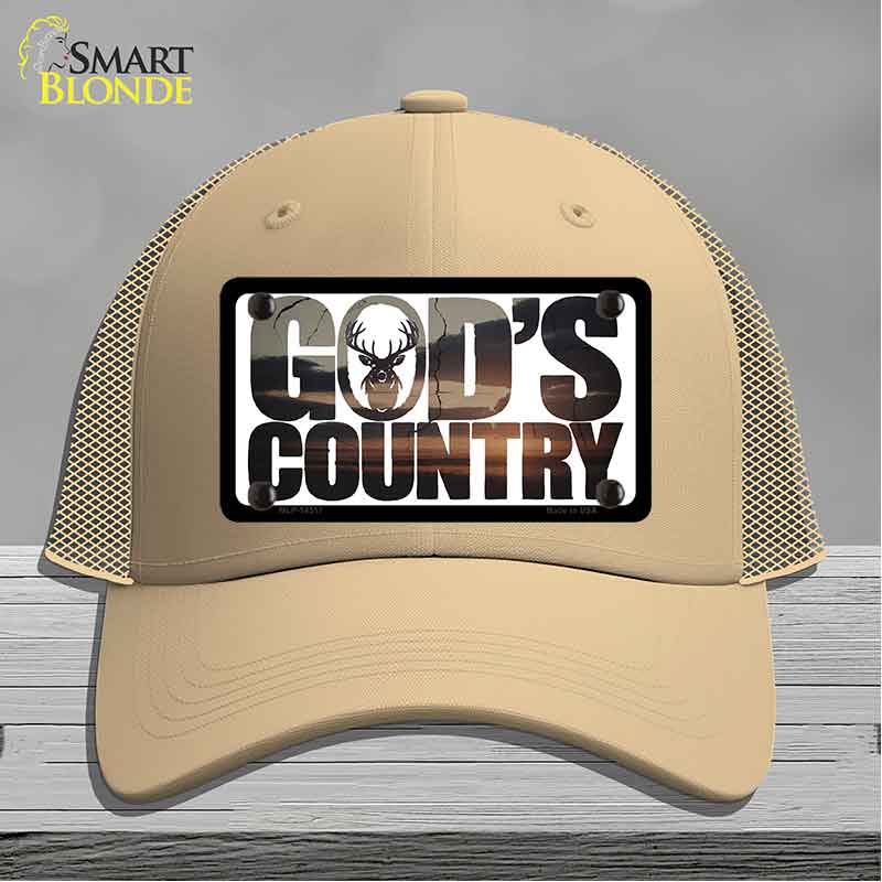Gods Country Novelty License Plate Hat HAT-MLP-14517
