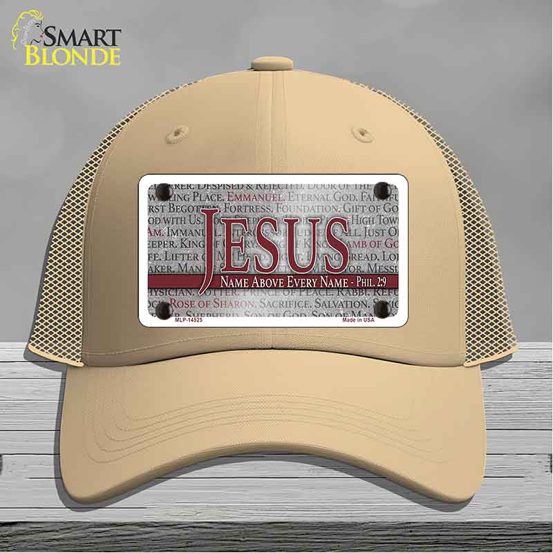 Jesus Name Above Every Name Novelty License Plate Hat HAT-MLP-14525