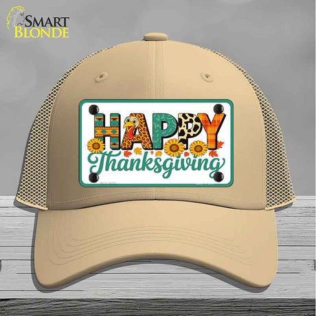 Happy Thanksgiving Novelty License Plate Hat HAT-MLP-14532