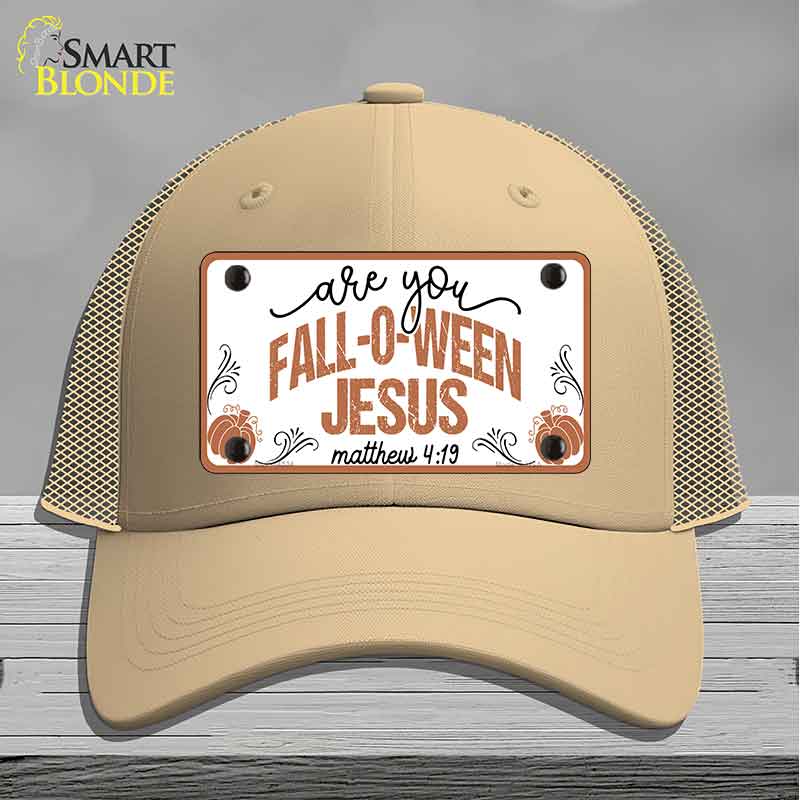 Fall-o-ween Jesus Novelty License Plate Hat HAT-MLP-14534