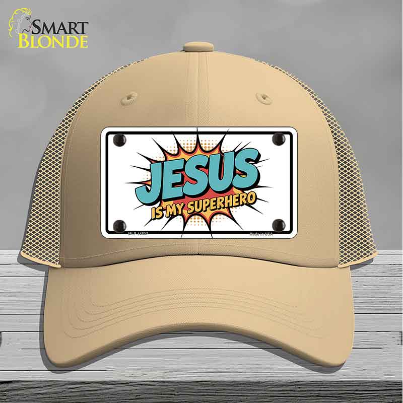 Jesus is My Superhero Novelty License Plate Hat HAT-MLP-14537