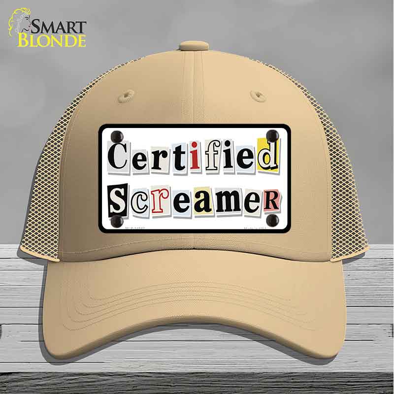 Certified Screamer Novelty License Plate Hat HAT-MLP-14542