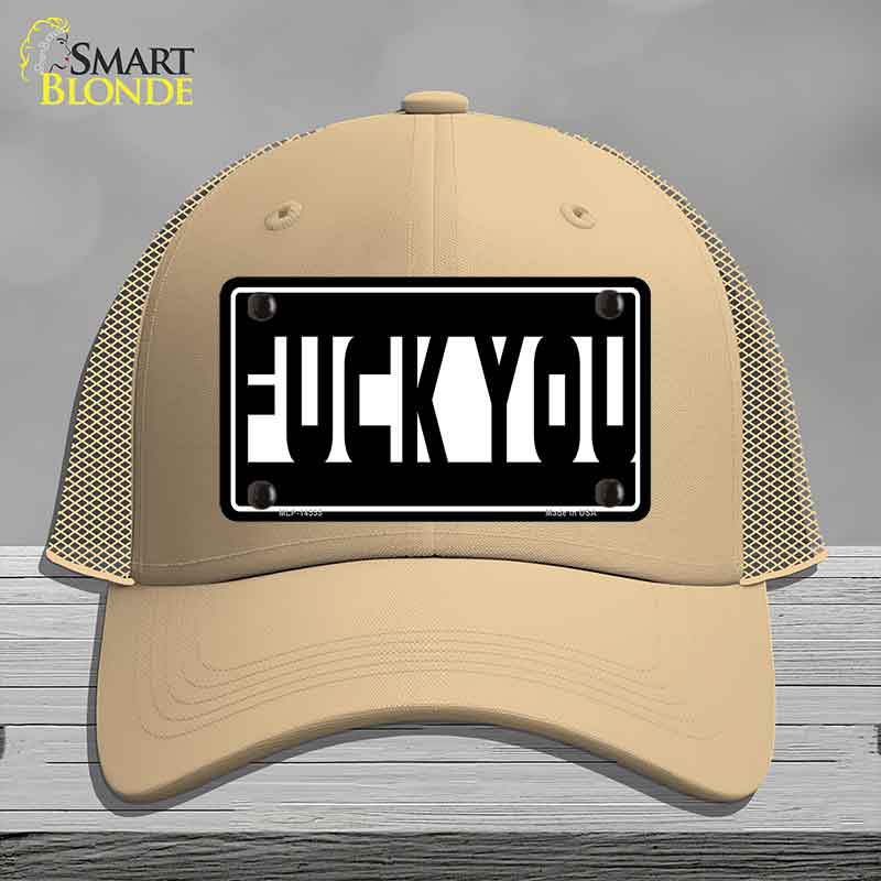 F-ck You Hidden Novelty License Plate Hat HAT-MLP-14555