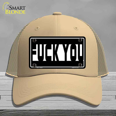 F-ck You Hidden Novelty License Plate Hat HAT-MLP-14555