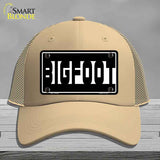 Bigfoot Hidden Novelty License Plate Hat HAT-MLP-14556