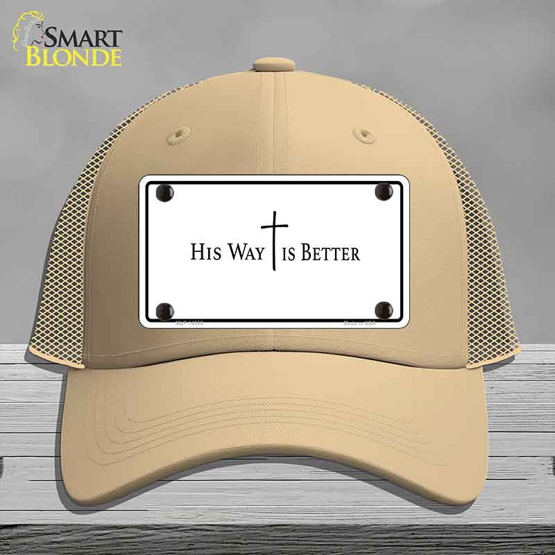 His Way is Better Novelty License Plate Hat HAT-MLP-14559