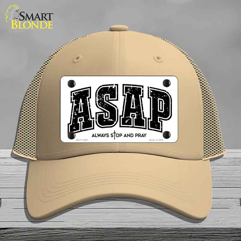 Always Stop and Pray Novelty License Plate Hat HAT-MLP-14561